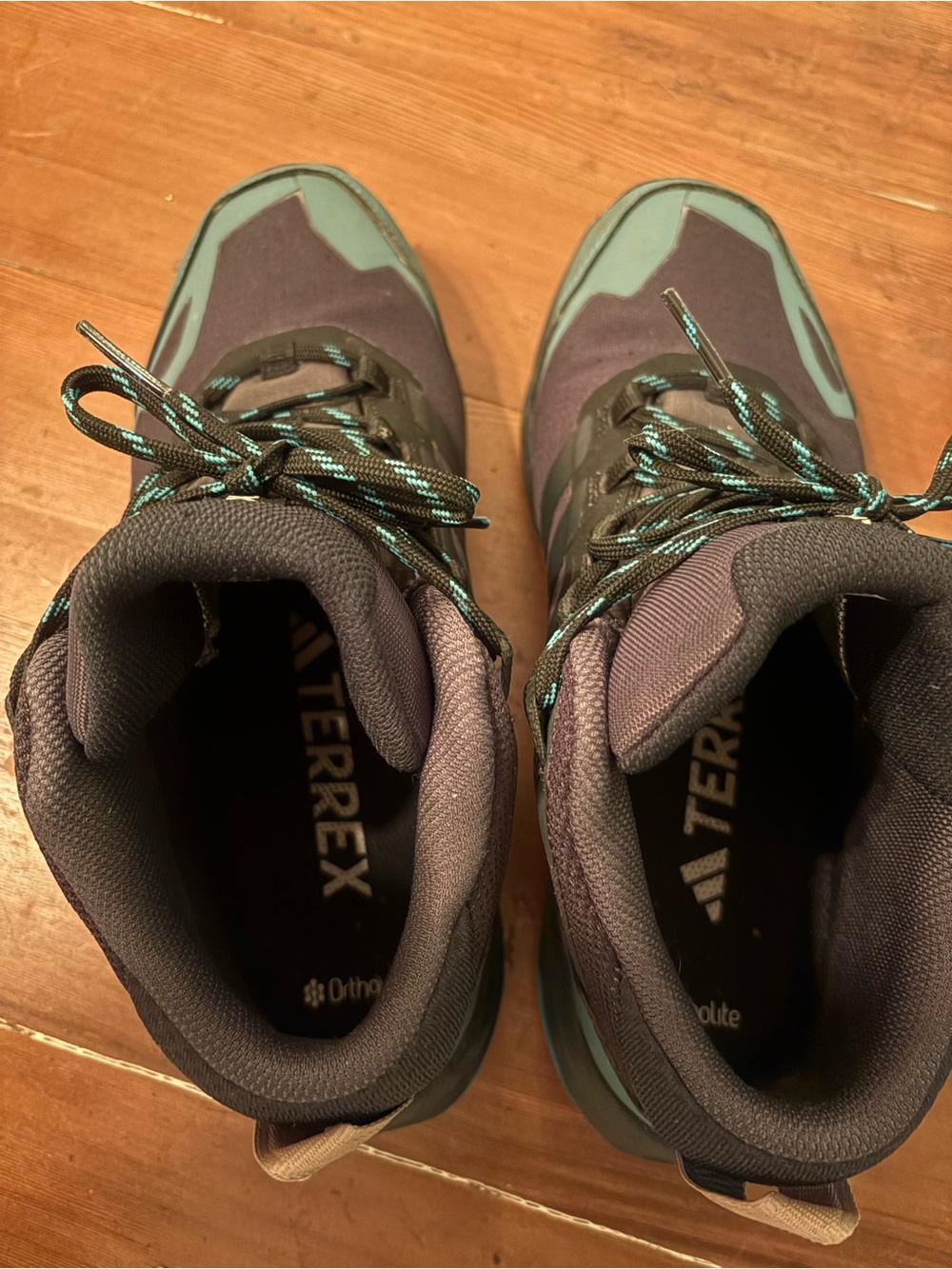 adidas Terrex Trail Boots in Teal and Charcoal